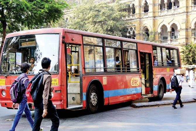 The low floor buses, which ran on CST-Churchgate-Nariman Point route as well as to and from Nariman Point via Old Custom House and Fort, had been a boon for physically-challenged commuters and a large number of officer-goers. File pic
