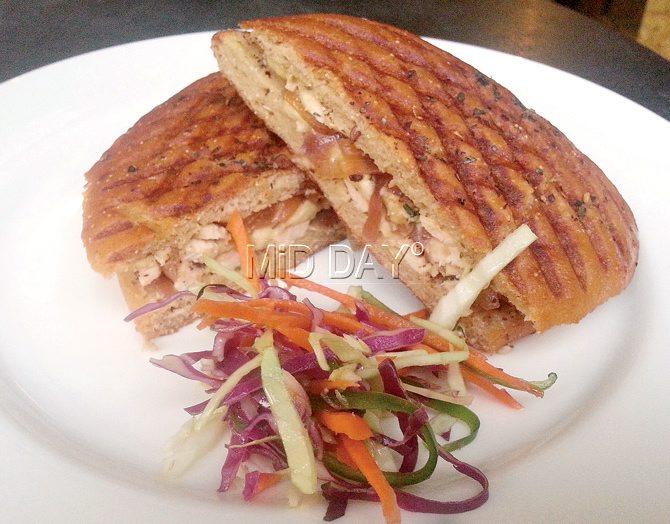 Chicken, Cheese and Onion Toastie