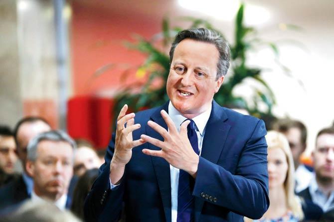 David Cameron. Pic/AFP