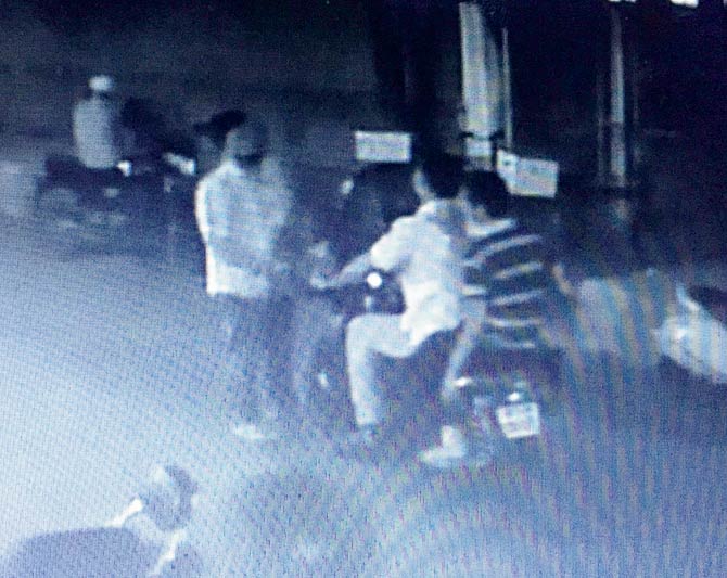 The assault was caught on the restaurant’s CCTV cameras