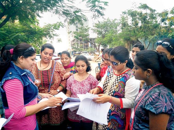 Parents show mid-day the letters they had sent to the school, the education department and the board