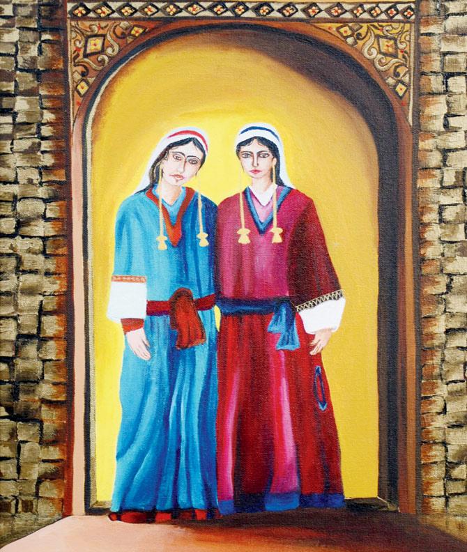 The Women At The Threshold serves as a never-dying desire of two friends for a better future, in this case perhaps, a return to the valley of Kashmir