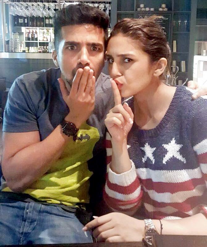 Huma Qureshi and Saqib Saleem