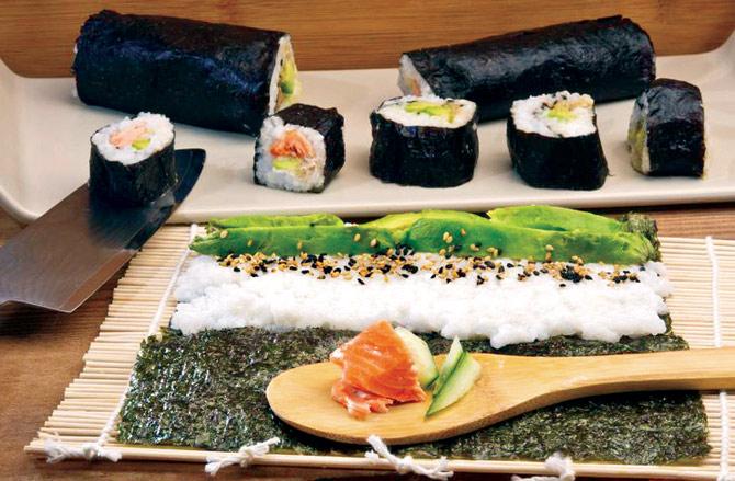 Learn to make Futomaki sushi rolls at a hands-on class