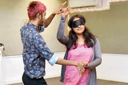 Learn how to dance blindfolded