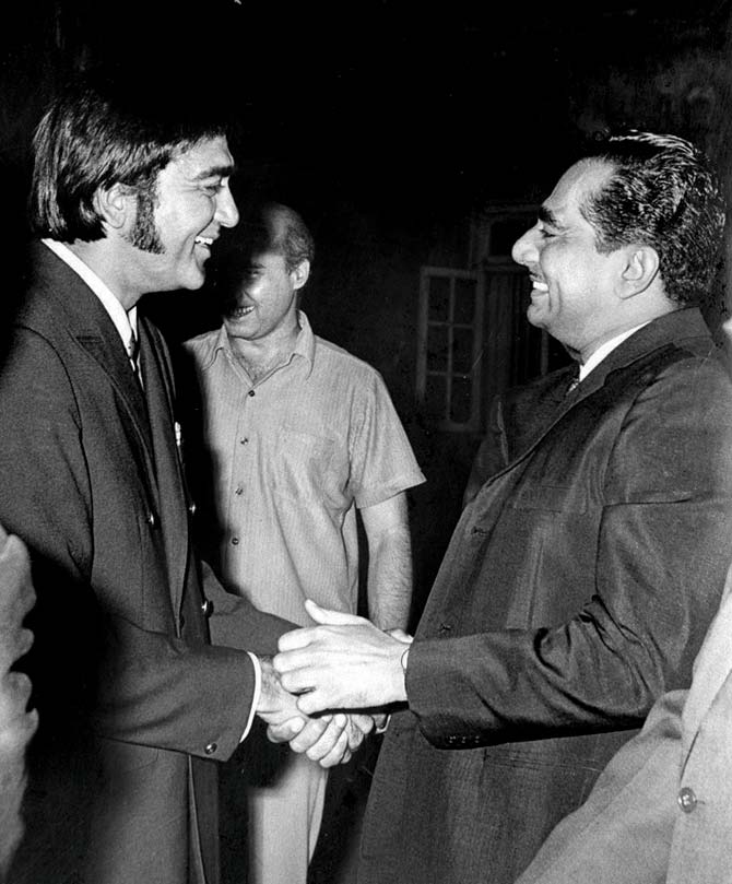 Kadri with a family friend and late actor Sunil Dutt