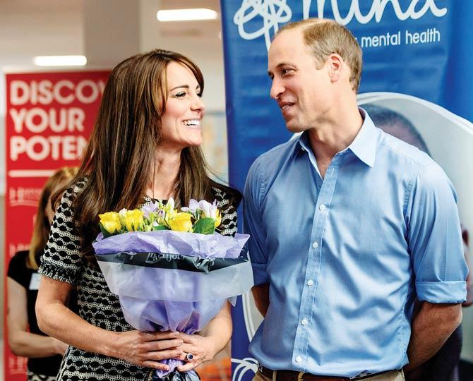 Kate and William at an event in the UK last year