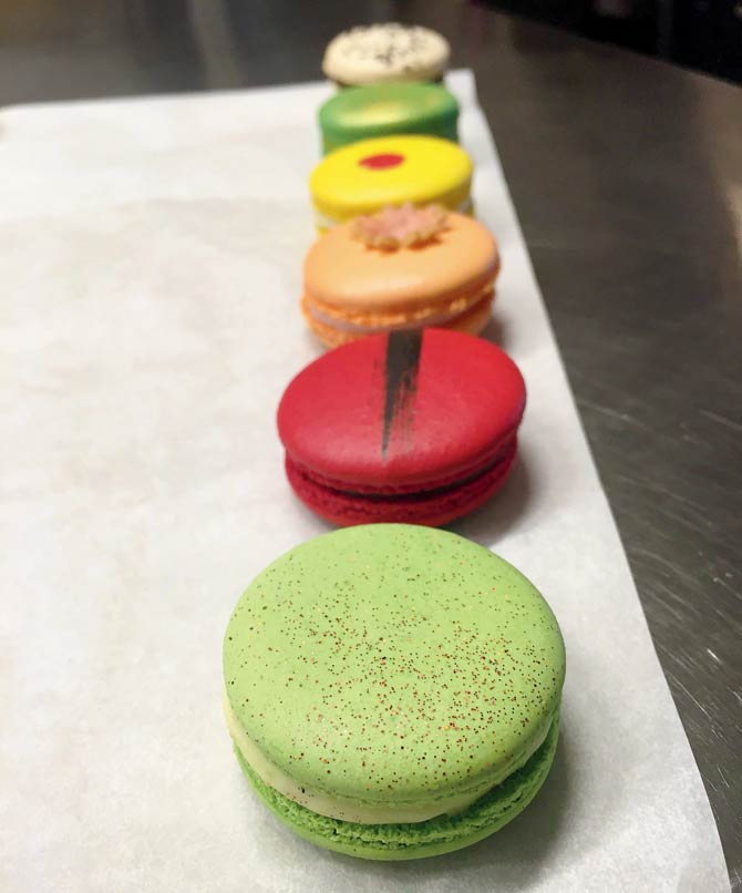 The six macaroons will be available at city outlets from April 22 to April 30
