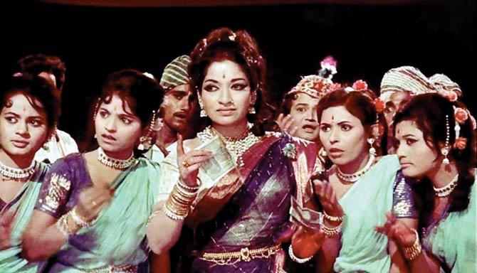 Sandhya in a still from the film
