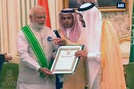 Saudi Arabia confers highest civilian honour on PM Modi