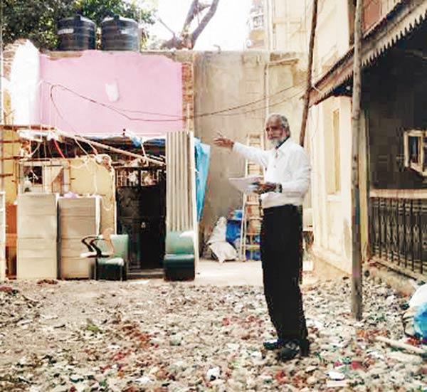 The structure that was partially demolished by the BMC as claimed by advocate N S Mulchandani