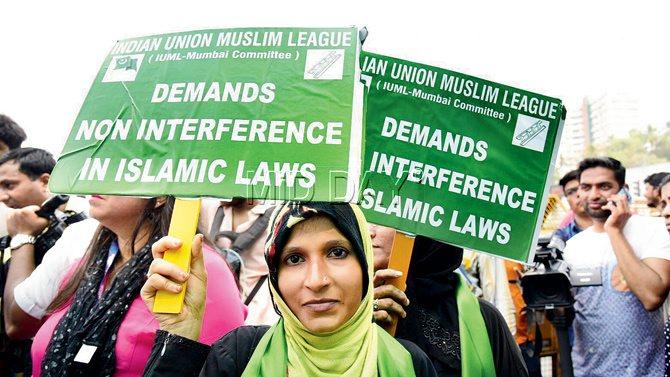 Posters outside the main entrance of the dargah. Pic/Shadab Khan