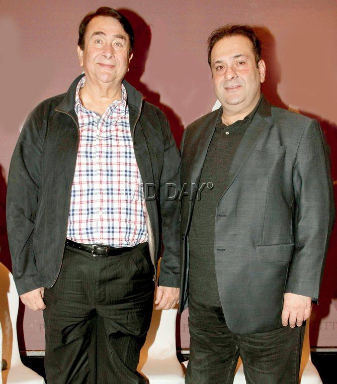 Randhir and Rajeev Kapoor