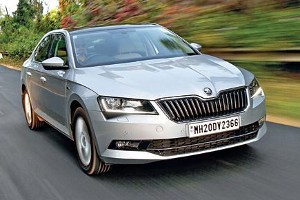Test driving the new Skoda Superb