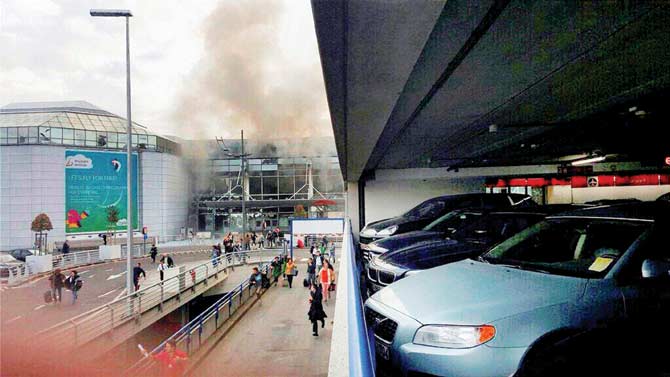 Suicide bombers claimed 32 lives when they blew themselves up at Brussels airport and at a metro station on March 22. File picSuicide bombers claimed 32 lives when they blew themselves up at Brussels airport and at a metro station on March 22. File pic
