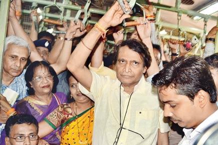 Commuters take Suresh Prabhu for a ride through Mumbai's railway woes