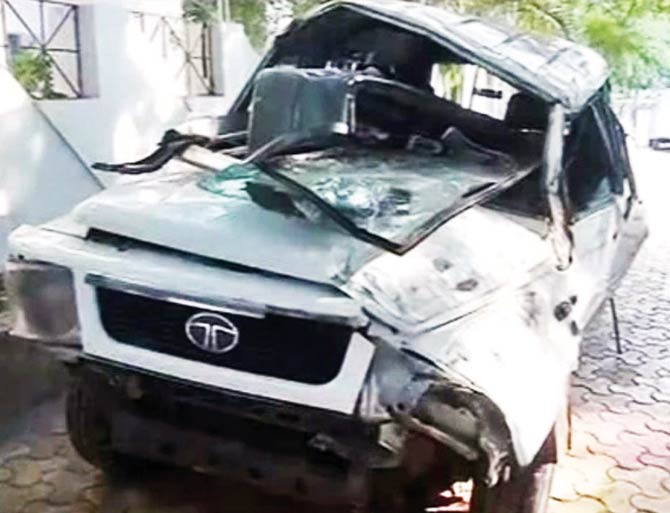 The Tata Sumo involved in the accident