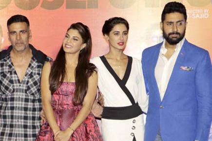 Akshay, Jacqueline, Nargis and Abhishek at 'Housefull 3' trailer launch