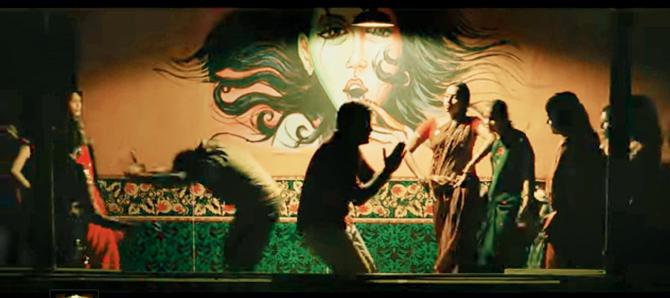 Graphic designer Mira Malhotra’s illustration, titled Drawing a Blank, was used in the set design of a Tamil movie, released in 2010. Another work, Bani Thani 