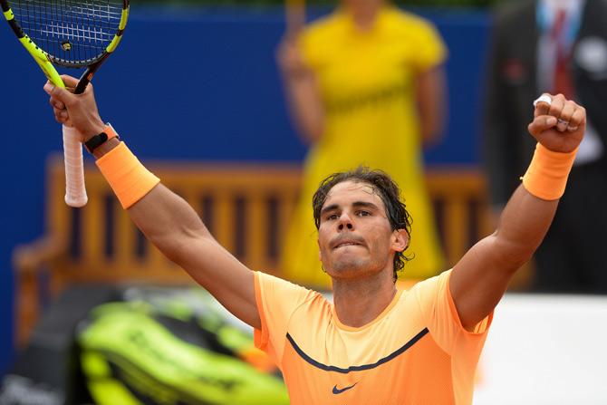 Rafael Nadal after his win