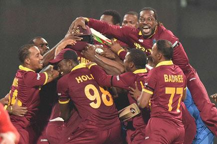 West Indies defeat England by 4 wickets to win their second WT20 title