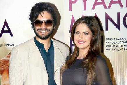 Spotted: Ali Fazal and Zareen Khan at an event in Mumbai