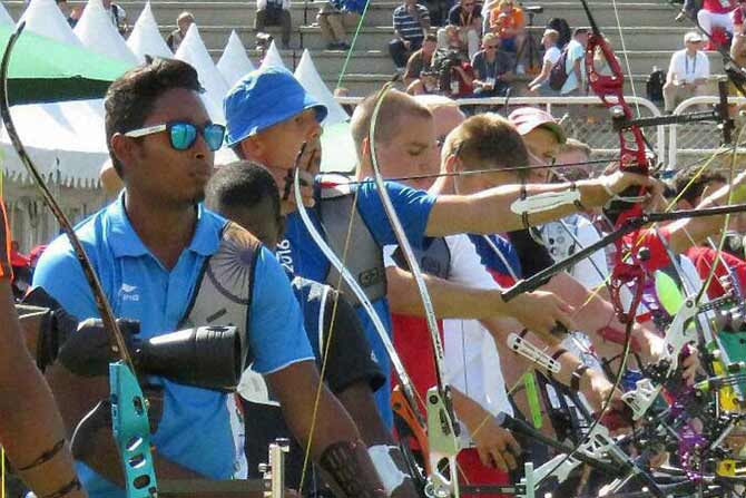 Archer Atanu Das compete in men’s individual category ahead of the 2016 Summer Olympics in Rio de Janeiro