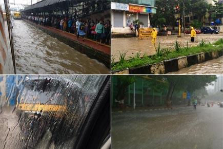 Mumbai lashed by heavy rains; Mumbaikars 'flood' Twitter with pics