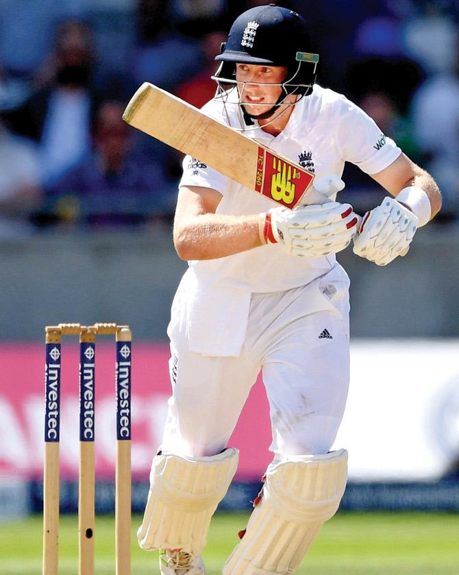 England’s Joe Root on Day Three of the third Test vs Pakistan on Saturday. Pic/Getty Images