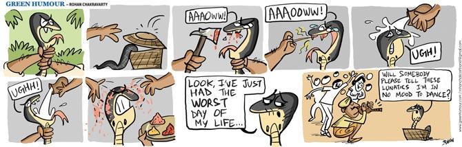 Green Humour: Comic strip by Rohan Chakravarty