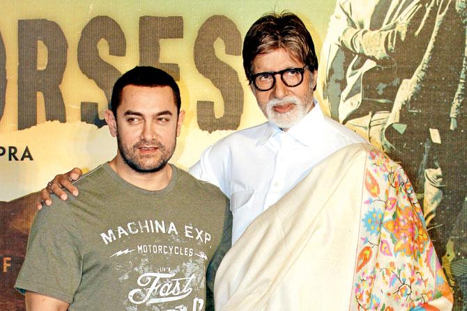 Aamir Khan and Amitabh Bachchan
