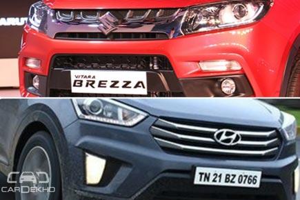 Compact SUV wars: Vitara Brezza vs Hyundai Creta. Who's the boss?