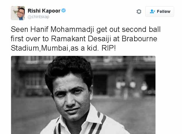 Oops! Rishi Kapoor tweets 