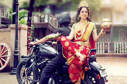 Kangana Ranaut's goddess Lakshmi avatar for an ad