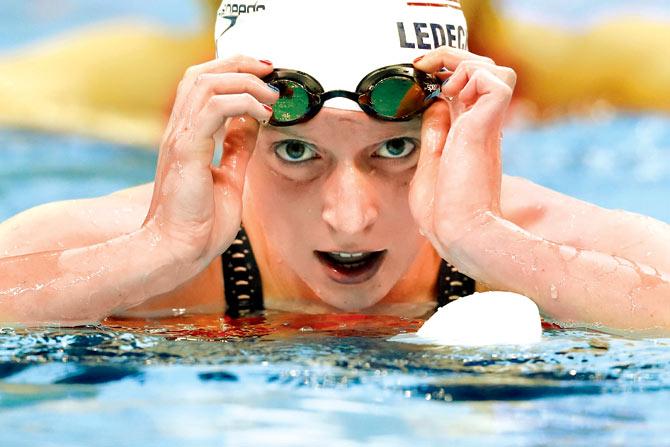 US swimmer Katie Ledecky