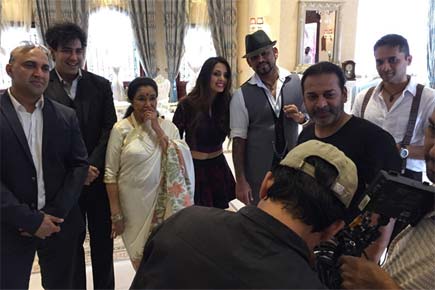 Asha Bhosle shoots comeback music video with Band of Boys