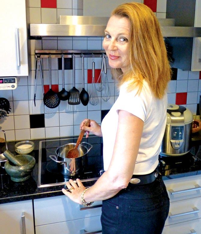 Despite battling anorexia nervosa in her youth, 54-year-old Kornelia Santoro says she always loved food 