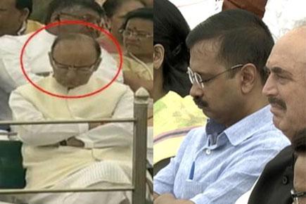 Did Narendra Modi's speech put Arvind Kejriwal, Arun Jaitley to sleep?