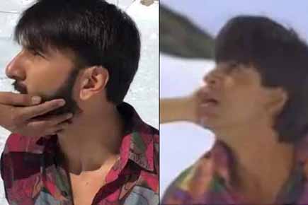 Watch! Ranveer Singh recreates SRK's 'Tu Mere Saamne' from 'Darr'