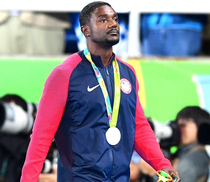 Justin Gatlin. Pic/AFP