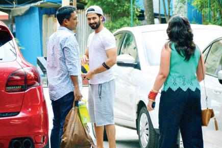 Spotted: Shahid Kapoor in Bandra