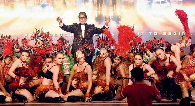 Amitabh Bachchan at the film’s launch yesterday. pic/SURESH KK 