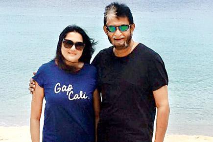 Sandeep Patil celebrates birthday with wife Deepa in the Caribbean