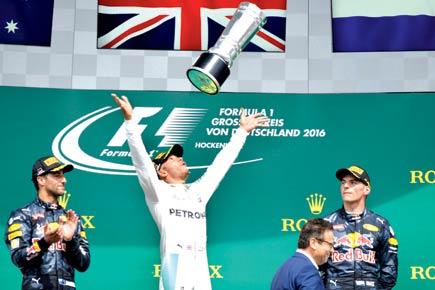 Lewis Hamilton sets Hockenheim track ablaze with dominant German GP win