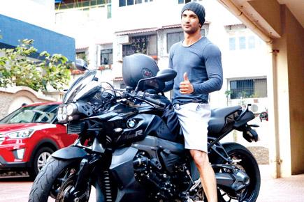 Spotted: Sushant Singh Rajput with his mean machine