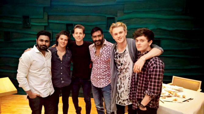 The Vamps with Ajay Devgn