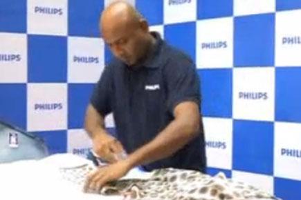 Man attempts breaking Guinness record by ironing 2,100 garments in 101 hours