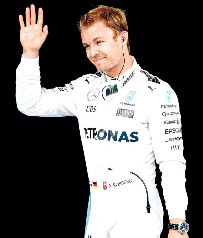 Mercedes driver Nico Rosberg heads into Sunday