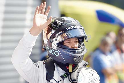 Belgian GP: Nico Rosberg takes pole position at Spa