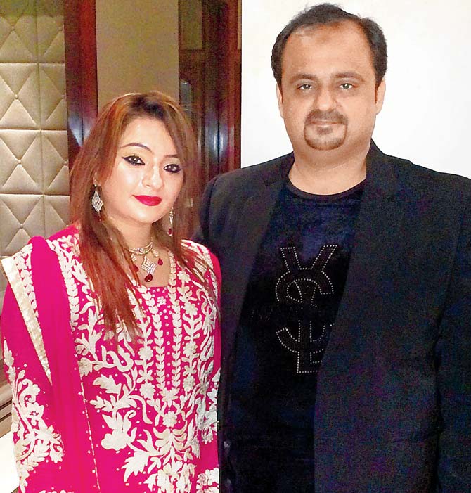 Shadaab Patel and his wife Fabiha